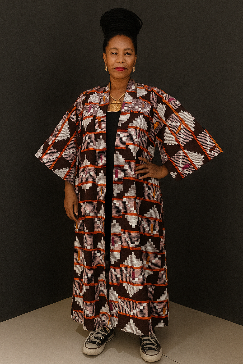 Brown Serenity Kimono